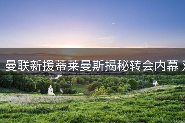 曼联新援蒂莱曼斯揭秘转会内幕 双星从曼城转投红魔青训
