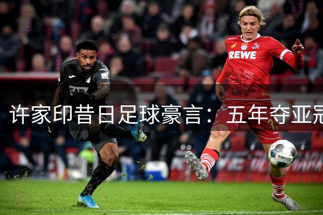 许家印昔日足球豪言：五年夺亚冠 重奖激励球员
